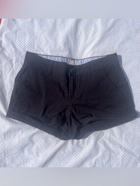 SO Black Lowrise Cotton Shorts 0